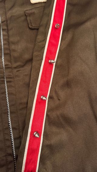 Chaqueta Vintage United Racing Marrón Roja 80s 90s