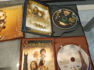 Lote DVDs: Gladiator y El Señor de los Anillos