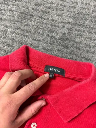 ¡¡OFERTA!! Talla XL Polo Gant Manga Larga Rojo