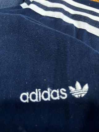 Chaqueta Adidas Vintage 90s Azul Roja Talla L