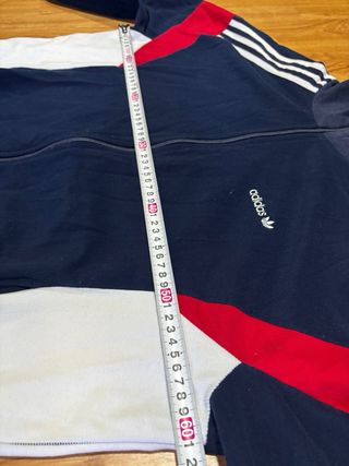 Chaqueta Adidas Vintage 90s Azul Roja Talla L