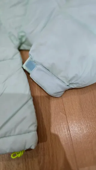 Casaco The North Face branco e Amarelo florescente