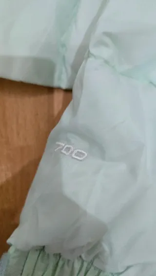 Casaco The North Face branco e Amarelo florescente