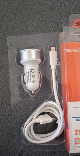 Cargador Coche Doble USB 2100mA