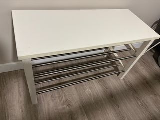 Banqueta zapatero con cojín a medida