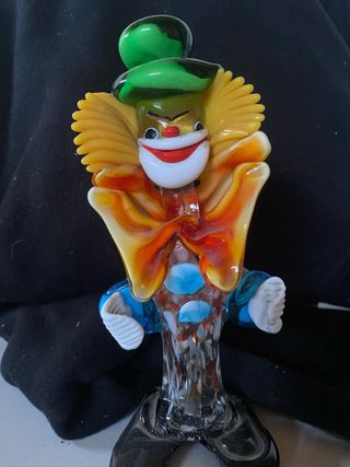 Payaso cristal S.C.M Murano Italia Vetreria