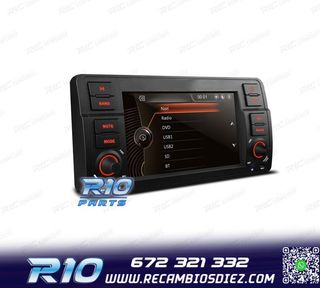 RADIO NAVEGADOR 7" BMW SERIE 3 E46 98-06 USB GPS TACTIL HD T