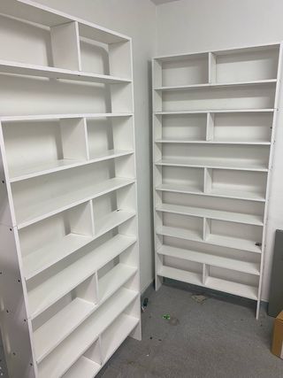 Estantería Madera Blanca 2m altura