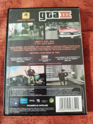 GTA III Juego PC CD-ROM