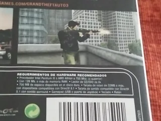 GTA III Juego PC CD-ROM