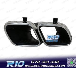 COLAS DE ESCAPE MERCEDES GLE W167 19- LOOK AMG GLE63 CROMO