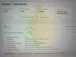 PC Gaming i5 12400F GTX 1660ti 16GB RAM