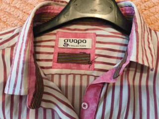 Camisa Guapa Talla XL Rayas Rosas y Blancas