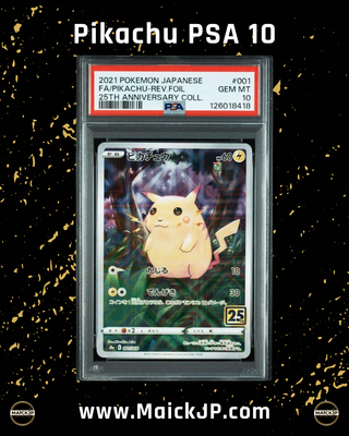 Pikachu PSA 10 2021 Japanese Rev. Foil