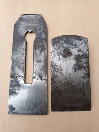 Cuchilla para garlopa de tonelero-carpintero.