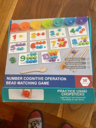 Juego de mesa educativo de números