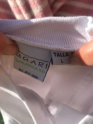 Pijama geriátrico blanco, marca ugari