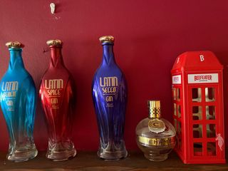 Collezione Bottiglie Latin Gin e Beefeater