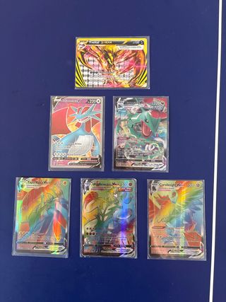 Lote Cartas Pokémon V, VMax y Break