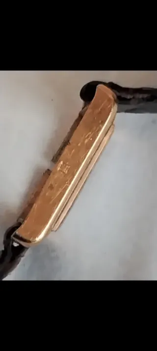 JOKAWATCH Reloj antiguo cuerda placa oro unisex