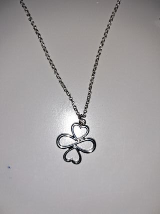 Collar "amor eterno" plateado