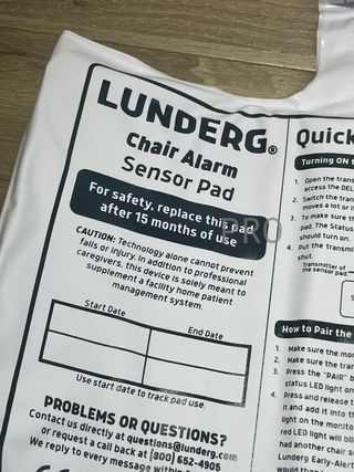 Sistema di allarme per sedia Lunderg