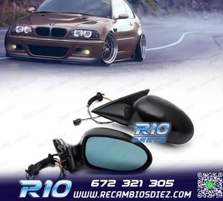 ESPEJOS RETROVISORES BMW E46 COUPE CABRIO ABATIBLES CALEFACT