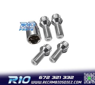TORNILLOS ANTIRROBO CORTOS 12X125 CÓNICO