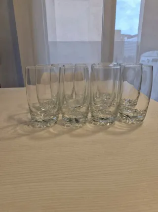 11 Vasos de Cristal Altos