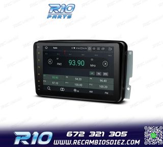 RADIO GPS ANDROID 12 PARA MERCEDES VIANO VITO C W203 A W168