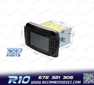 RADIO GPS ANDROID 10 PARA MERCEDES S W220 98-05