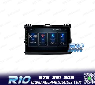 RADIO GPS ANDROID 12 PARA TOYOTA LAND CRUISER 02-09