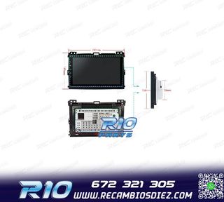 RADIO GPS ANDROID 12 PARA TOYOTA LAND CRUISER 02-09
