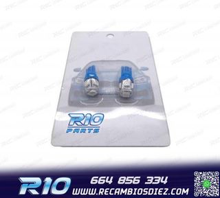 BOMBILLA LED AZUL W5W T10