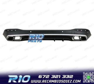 DIFUSOR MERCEDES GLE W167 20- + COLAS ESCAPE LOOK AMG GLE63