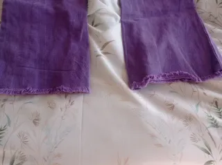 Pantalón flare niña morado
