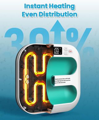 Prensa de Calor MEFINE 23x23cm Sublimación