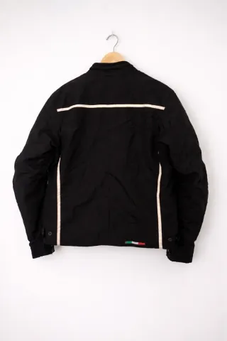 Chaqueta Ducati Moto Negra con protección