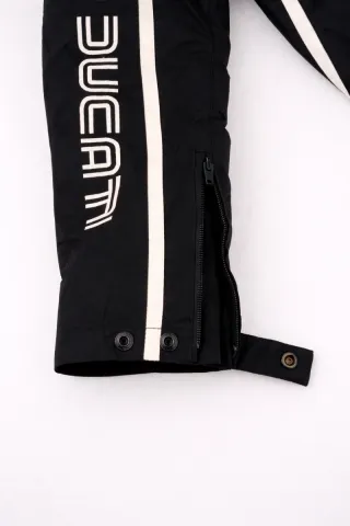 Chaqueta Ducati Moto Negra con protección