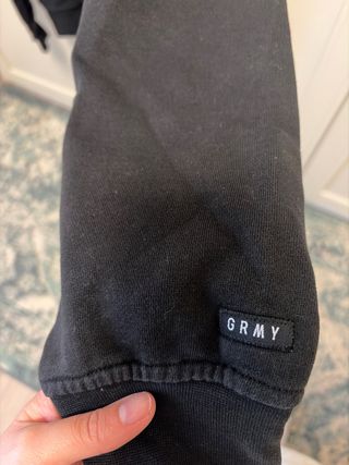 Sudadera Grimey Bordada Negra