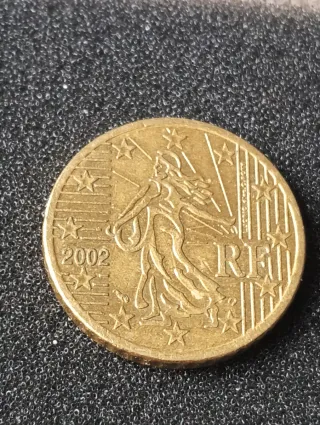 Moneda 50 céntimos 2002 RF Francia
