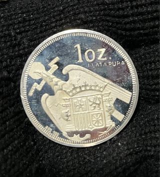 Onza Plata Pura Franco 1975