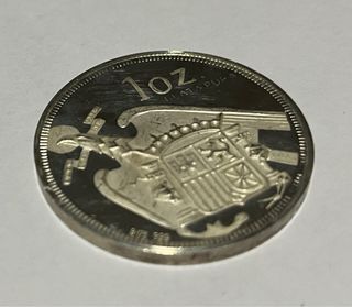 Onza Plata Pura Franco 1975