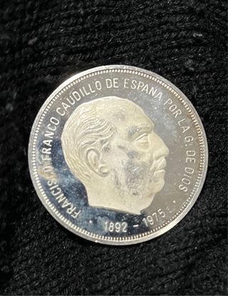 Onza Plata Pura Franco 1975