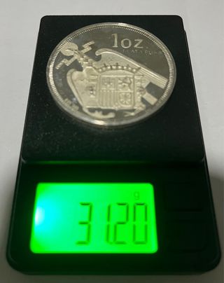 Onza Plata Pura Franco 1975