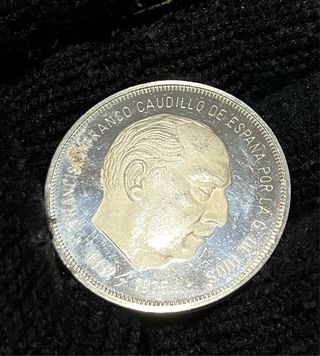 Onza Plata Pura Franco 1975