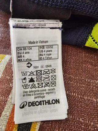 2 Neoprenos Olaian Talla 4 Años