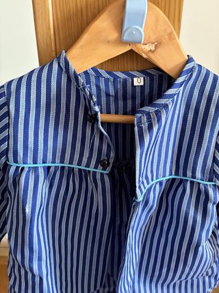 Blusón Fallero Niño T.0 Rayas Azules