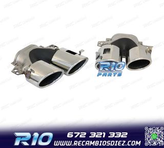 COLAS DE ESCAPE MERCEDES GLE W167 19- LOOK GLE53 CROMO