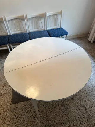 Sofá cama, sillones, mesa centro y juego comedor